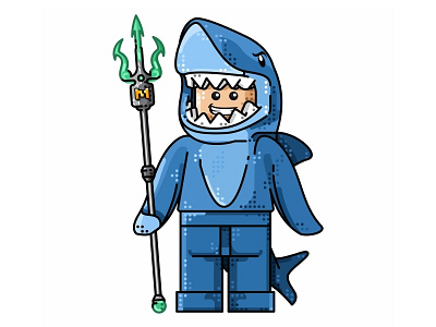 Mobcrush Fishdixgaming avatar avatar character dots fish game google icon lego outline shark weapon youtube