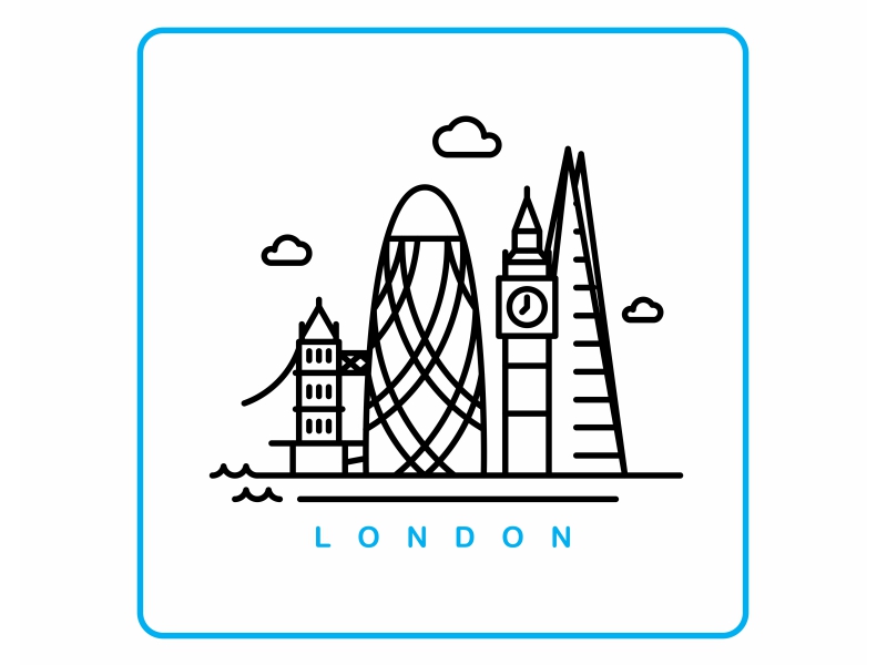 London by Aleksandar Savic / almigor on Dribbble