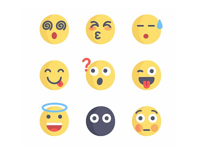 Emoji No.11 2d animation atlassian character design doodle emoji emoji set emotions faces flat illustrator