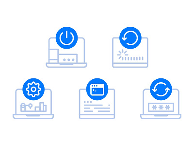 Control Icons For a Client cloud code file icon monitor online password picture settings storage upload