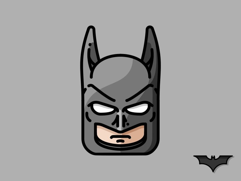 Batman face lego hot sale