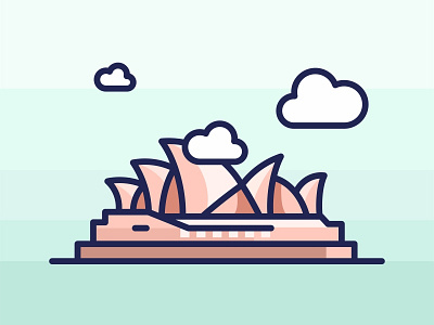 Sydney Opera House by Aleksandar Savic / almigor on Dribbble