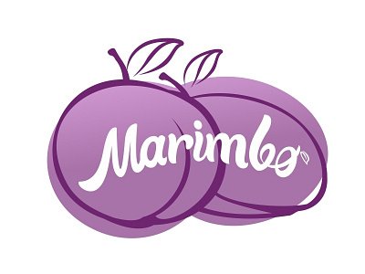 Marimbo Logo font food fruit identity illustration jam letters logo summer symbol typo