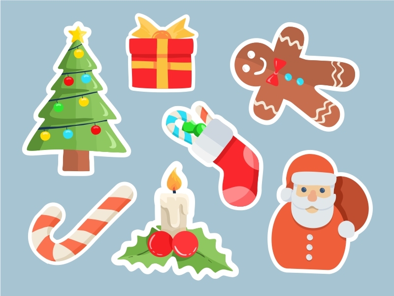 Christmas pack. Memcchi icons новогодние. Xmas icon material Design.