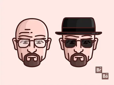 Breaking Bad_Walter White No.2 avatar breaking bad bryan cranston crystal digital art fan art heisenberg illustration portrait vector wallpaper walter white