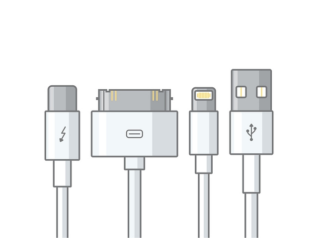 Apple cable by Aleksandar Savic on Dribbble