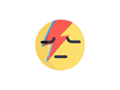 David Bowie emoji artist davidbowie emoji icon inspiration paint painted painting rip symbol tribute ziggy