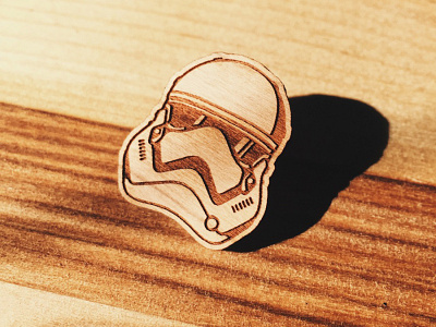 Star Wars wooden pin