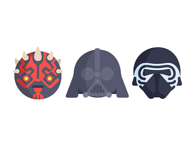 Evil Ones darth vader deathtrooper emoji helmet icon icons set rogue rogue one space star wars stormtrooper