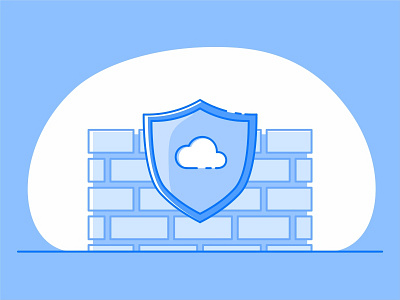 Firewall Header app brick wall cloud deffence developer firewal protection safe security storage system web