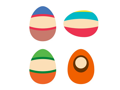 South Park 🥚🥚🥚🥚 2d animation cartman cartoon character design egg happy easter illustration kenny park south picture