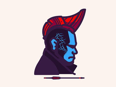 Yondu art design disney drax fanart gamora gotg groot guardians of the galaxy illustration line yondu