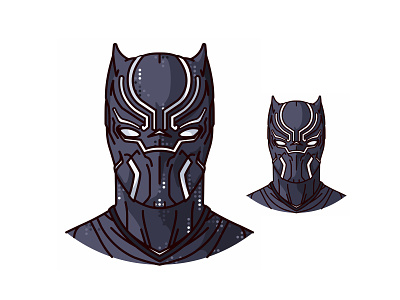 Black Panther avengers black panther character civil war design dots fanart heroes illustration line marvel