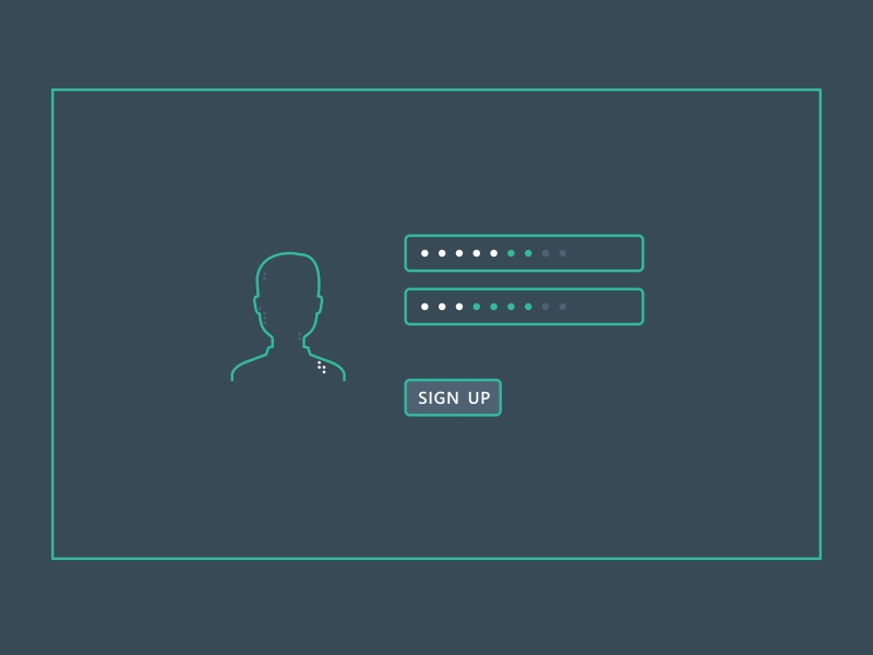 Chart Illustration 2 avatar button form icons light line login minimal password signin signup widget