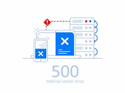 500 Error❗ 500 computer error homepage internal line network pages server tech technology