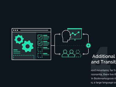 Maintenance app building consulting flat dashboard help illustration maintenance outline technology upgrade wireframe