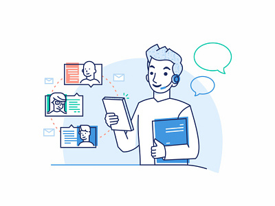 A Better Team Messaging App app chat customer customer support data design help messaging support team technology user
