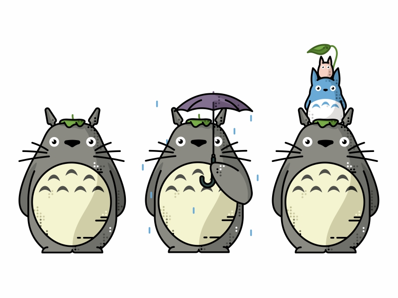 Totoro Studio Ghibli Sticker / Miyazaki Vinyl Sticker / Cute - Etsy  Singapore