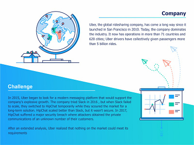 Case Study Page 2 chat communication company enterprise global gradient message satellite security statistic web world