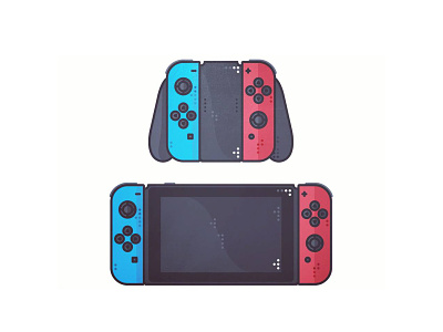 Nintendo Switch arcade colors console game games gaming illustration love nintendo switch retro vector video