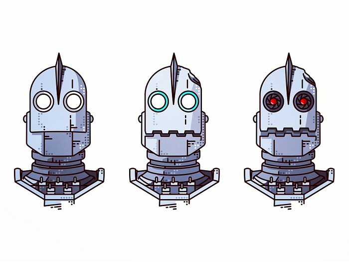 The Iron Giant 🤖 by Aleksandar Savic on Dribbble