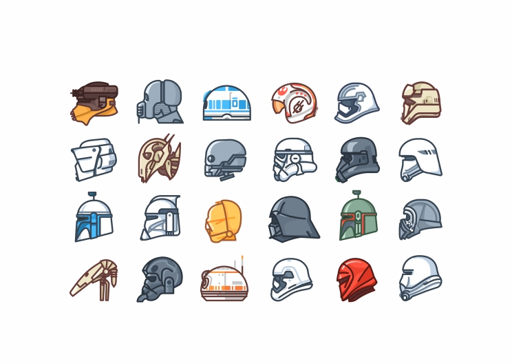 all star wars helmets