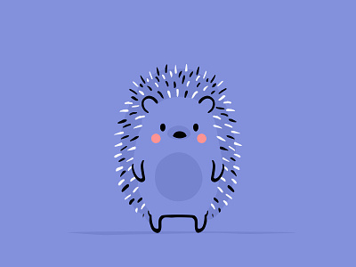 Cute Hedgehog cartoon character character design cute emotion gif hedgehog identity illustration motion pet pets