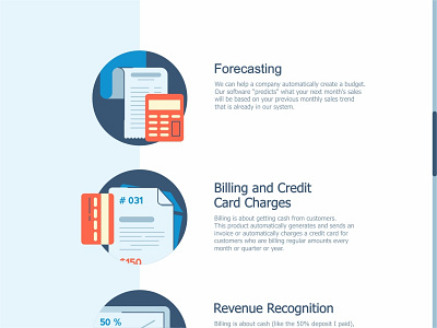 Forecasting and Billing-Card Icons