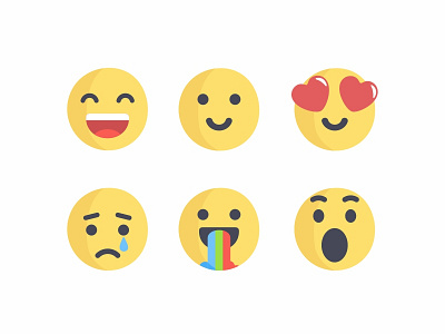 Emoji 2d character colorful cute design emoji emoji set faces flat icons illustration reactions