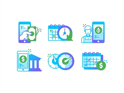 Branch Icons bank calendar dashboard data date event icon set icons mobile money payment reminder schedule speed time user