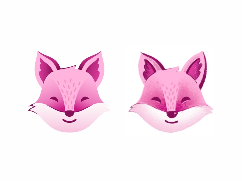 pink fox toy