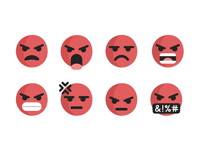 Angry Emoji 🤬 android angry animation app chat cute emoji face facebook google head ios like lol love mood reactions sad sticker wow
