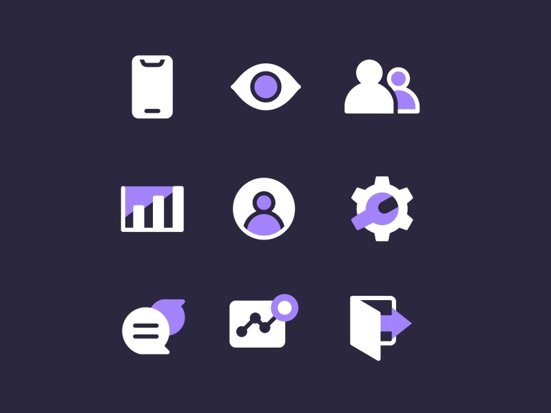 Icons Two Tone by Aleksandar Savić / almigor for Almigor Studio on Dribbble