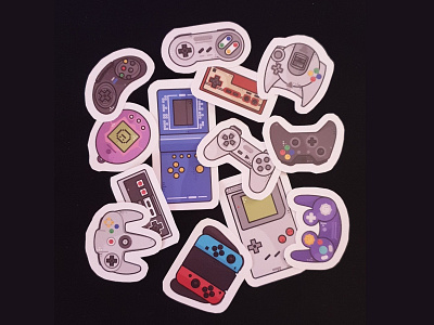 Retro Games sticker pack