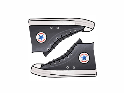 Converse All Star chuck taylor converse converse all star design fashion footwear gradient graphic grit icon illustration kicks lines shoes sneaker sneakers sport texture trainer vector