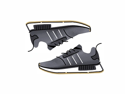 Adidas Nmd R1 adidas adidas nmd r1 classic color design digital draw footwear gradient icon illustration procreate shoes sneaker sneakers sport superstar texture