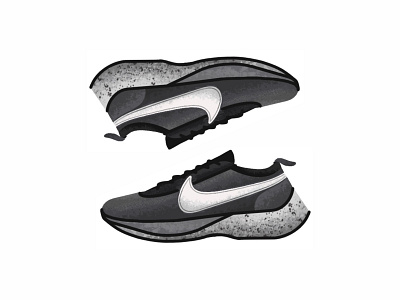 Nike Moon Racer design fashion footwear gradient icon illustration jordan kicks lines minimal nike nike air jordan nike moon racer shoes sneaker sneakers sport style trainer vector