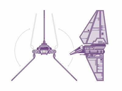 Lambda Class T-4a Shuttle darth vader droid fleet fly force icons illustration imperial lambda lambda shuttle may the fourth outline r2d2 shuttle spaceship star wars stormtrooper yoda