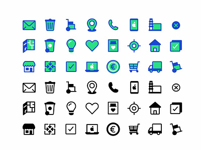 Small Icons branding calender camera folder icon icon app icon set iconography icons iconset illustration ios logo mark modern simple symbol ui ux website
