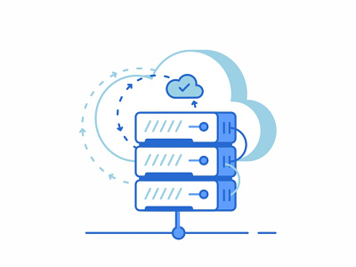 Hosting chat cloud connection design education emails hosting icon set icons line message networking programming security servers support virtual vps web