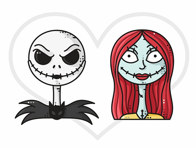 Jack And Sally Designs, Themes, Templates And Downloadable Graphic Elements  On Dribbble