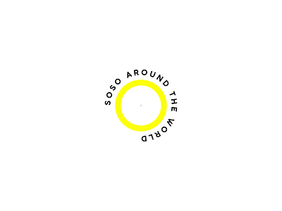 Soso Around The World - Logo Animation animation logo motion graphics