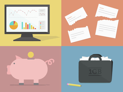 Illustrations for a membership page