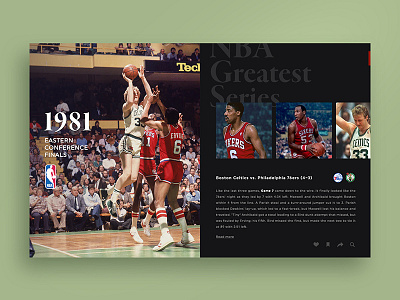 NBA Greatest Series 76ers basketball boston celtics design history nba philadelphia photoshop series vintage