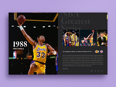 NBA Greatest Series angeles basketball design detroit finals lakers layout los nba photoshop pistons