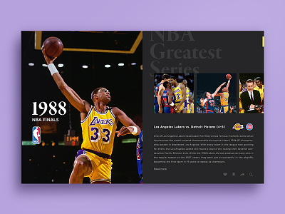 NBA Greatest Series angeles basketball design detroit finals lakers layout los nba photoshop pistons