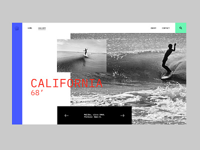 Vintage Surf Photos california design gallery layout photo surf