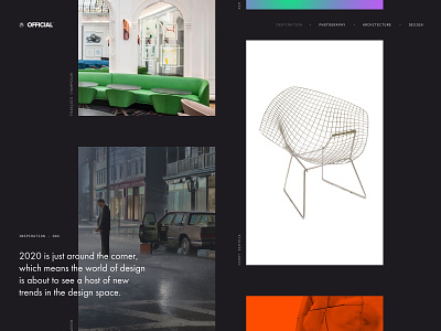 Official | Inspiration cool design desktop gallery images inspiration layout sketch ui ux