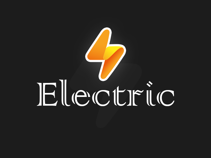 electric logo by jatin on Dribbble