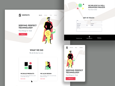 Landing Page adobe xd app branding design desktop app illustration logo mobile ui responsive design typography web design